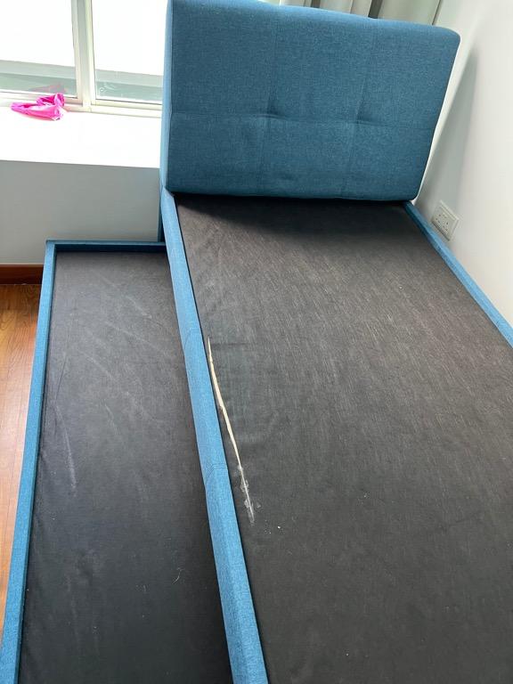 Harvey Norman Single Bed Frame with Pull out, Furniture & Home Living