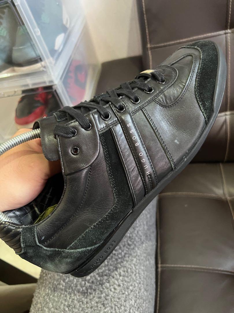 Hugo Boss Aki Low Black Trainers 11UK Men s Fashion Footwear