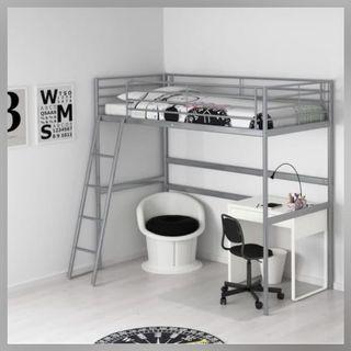 Moving Sale Ikea Loft Bed Frame Svarta Single Bed Good Condition 60 Off Furniture Home Living Furniture Bed Frames Mattresses On Carousell