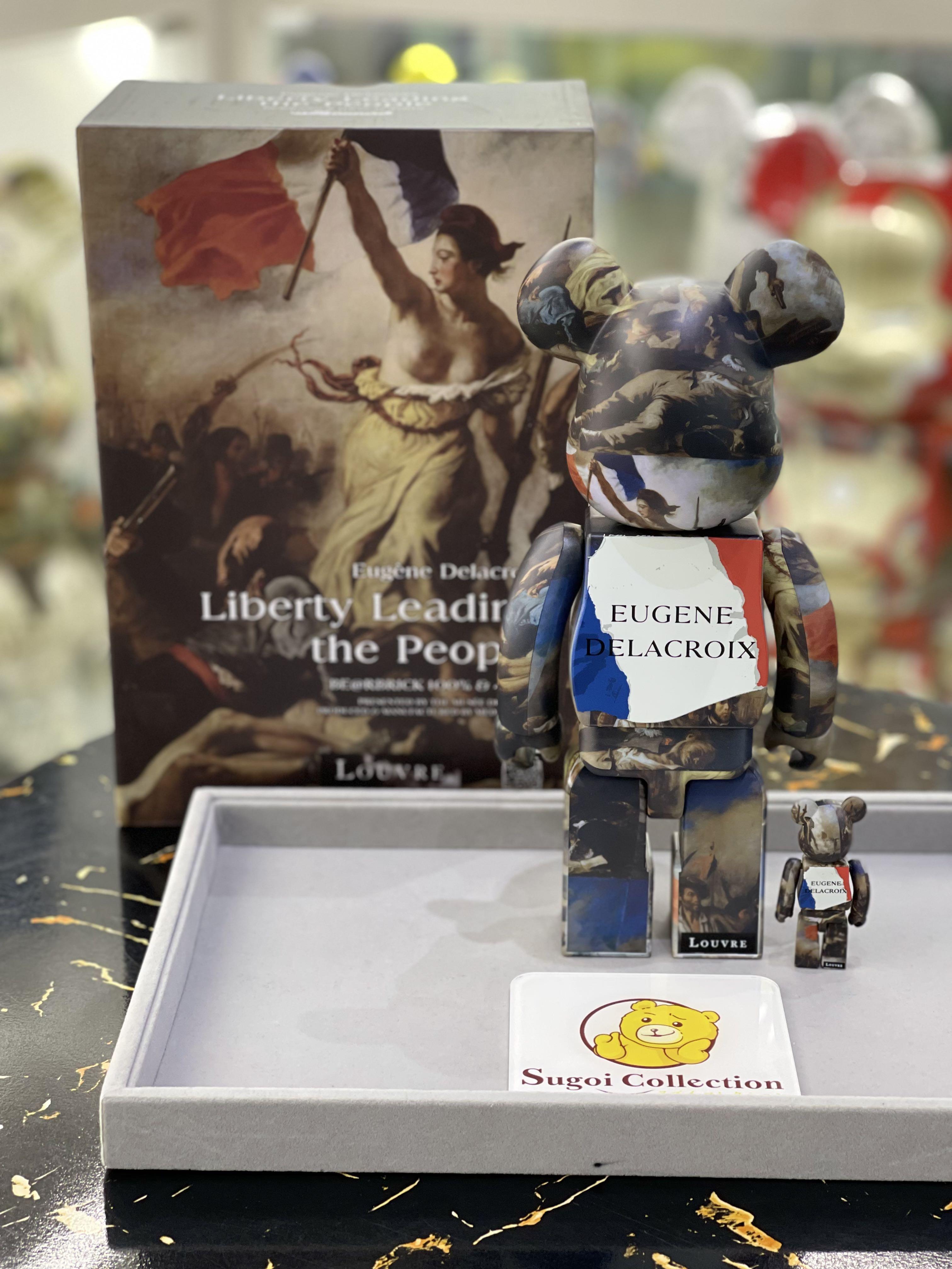 In Stock] BE@RBRICK x Eugene Delacroix “Liberty Leading the People