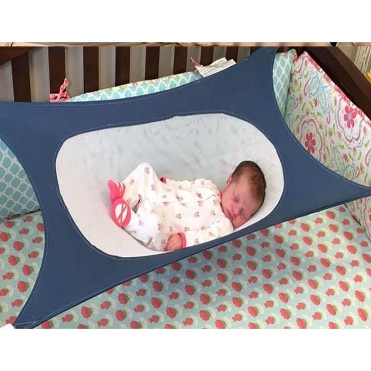 Safety Baby Hammock Family Breathable Detachable Portable Infant Sleeping Bed US 