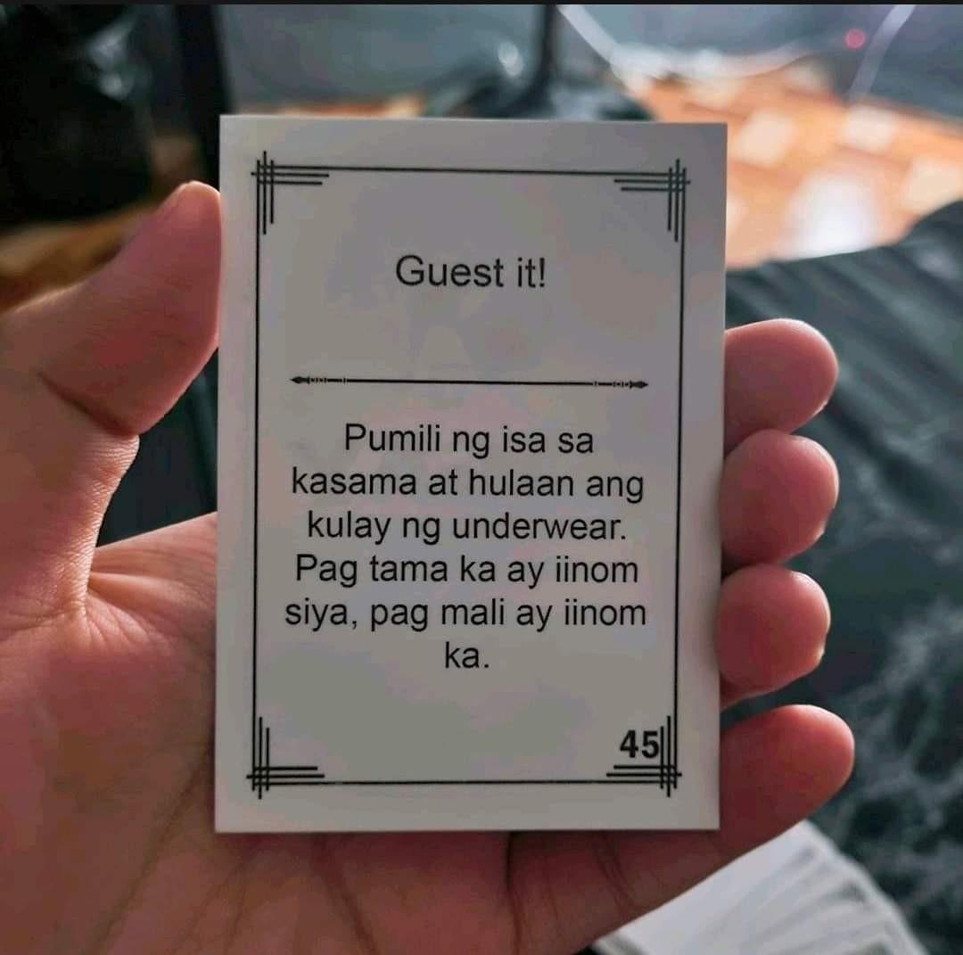 Inuman Game Tagalog, Hobbies & Toys, Toys & Games on Carousell