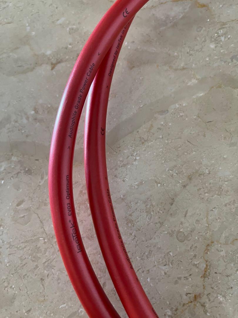 Isotek EVO3 Optimum Power Cable, Audio, Other Audio Equipment on Carousell