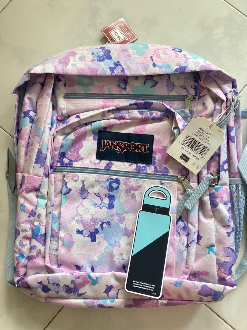 Jansport Mystic Floral and Mile High Cloud Backpack, Women's Fashion