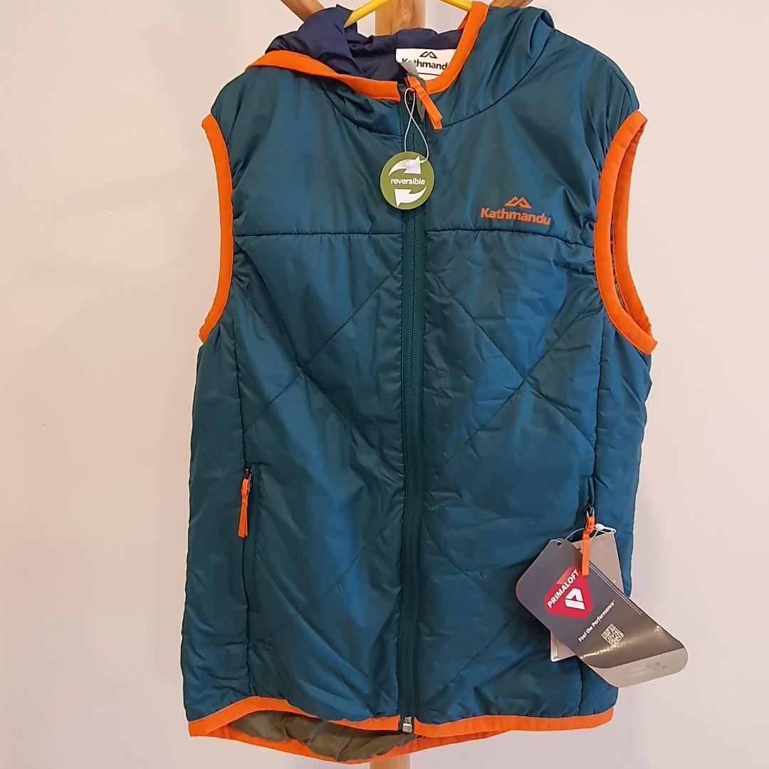 Kathmandu reversible hooded vest 10 year old winter wear kids