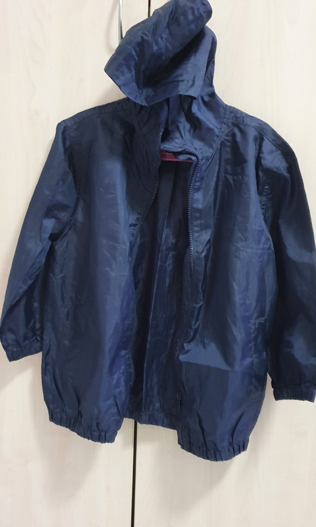 Kids Windbreaker Jacket Navy Blue 