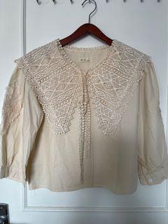 Korean beige top
