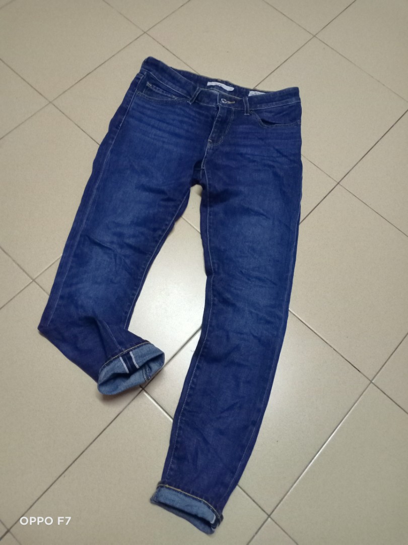 Levi's 711 2025 selvedge skinny jeans