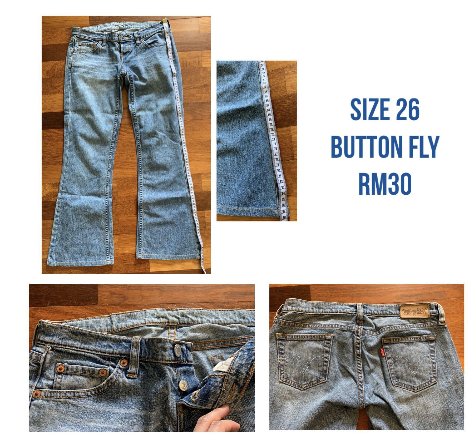 Levi's Button Fly Jeans, Women's Fashion, Bottoms, Jeans & Leggings on  Carousell