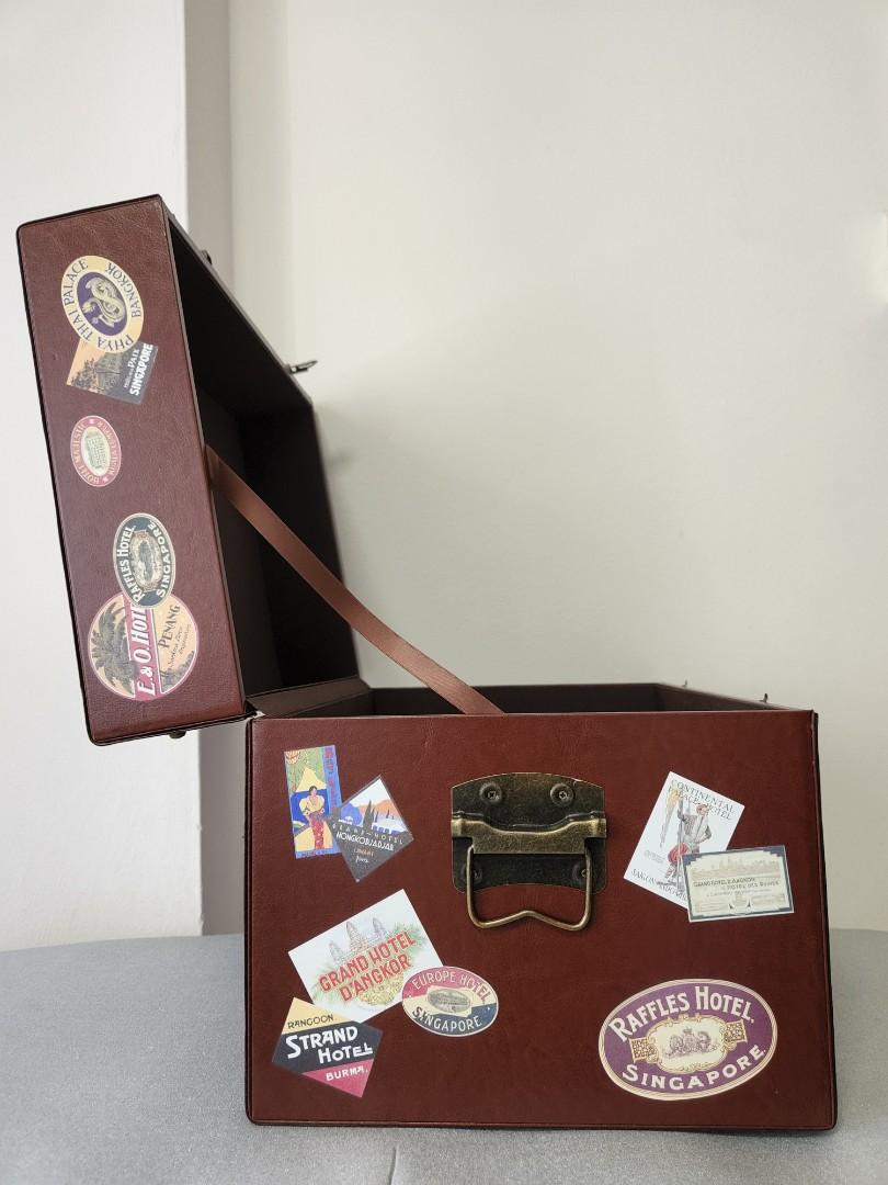 Treasure Chest Raffle LIMITED EDITION TREASURE CHEST Raffles Hotel (VINTAGE), Furniture ...