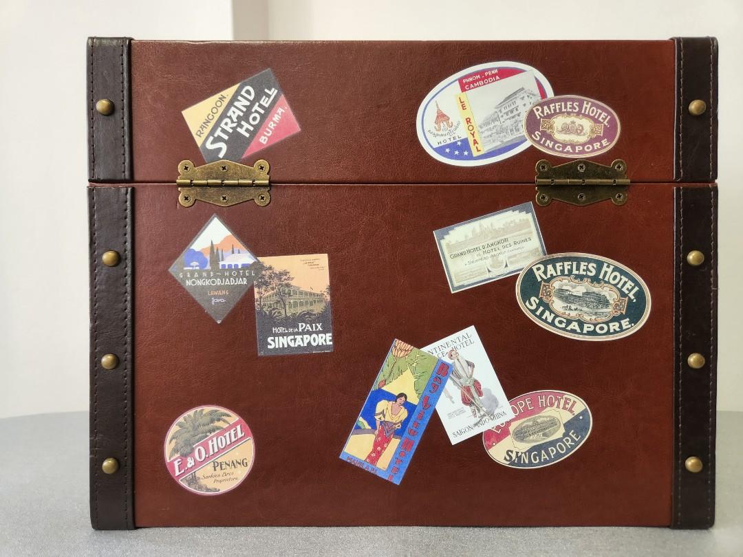 Treasure Chest Raffle LIMITED EDITION TREASURE CHEST Raffles Hotel (VINTAGE), Furniture ...