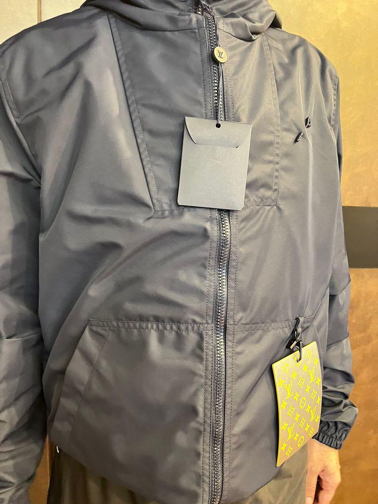 Louis Vuitton Grey Windbreaker Spring Jacket 61lz715s – Bagriculture