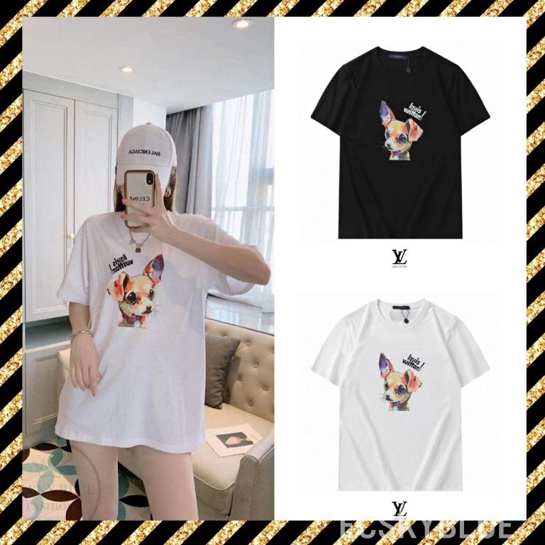 LV Tshirt Unisex Tshirt Women T shirt Men Baju T shirt Lelaki Baju