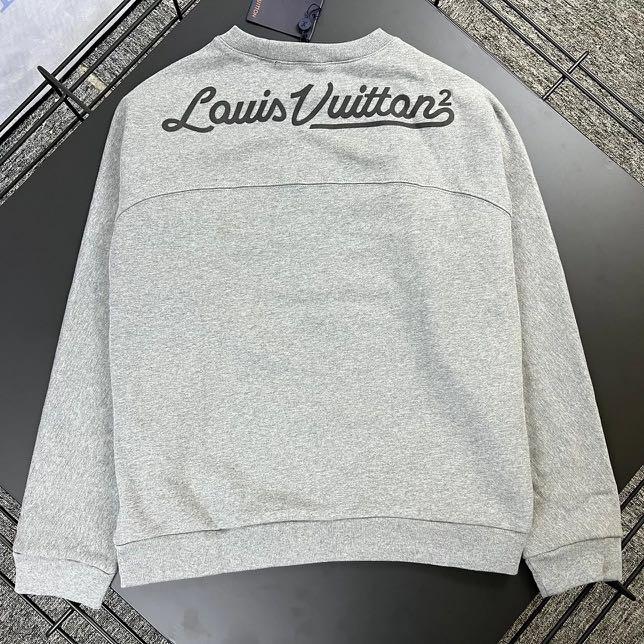 Louis Vuitton x Nigo Printed Heart Sweatshirt Light Grey Men's - FW21 - US