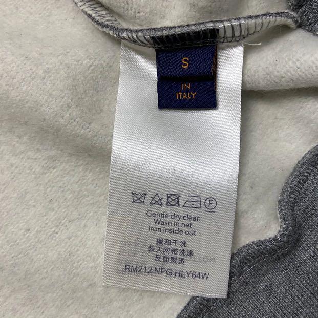 Louis Vuitton x Nigo Printed Heart Sweatshirt Light Grey Size 4L NEW with  tags