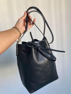 Mansur Gavriel Mini Bucket Bag Black