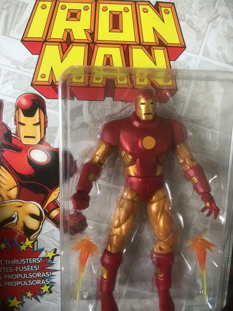 Marvel Legends Retro Carded Vintage Wave 1 Captain America Iron Man and ...