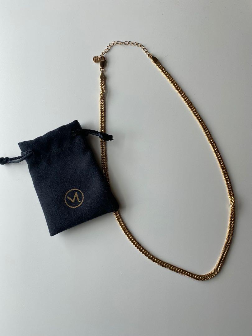 Mejuri Double Curb Chain Necklace, Women's Fashion, Jewelry