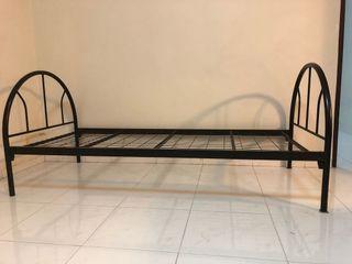 Metal single bed frame