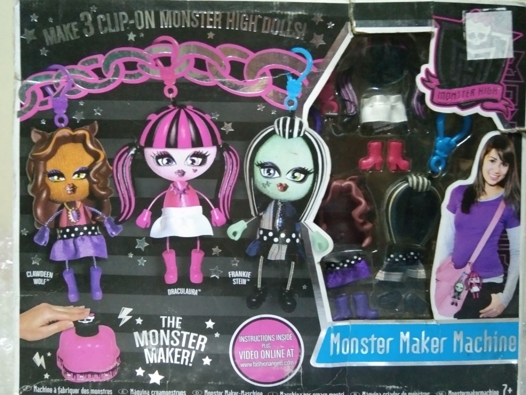 Monster High Monster Maker Machine, Hobbies & Toys, Toys & Games on ...