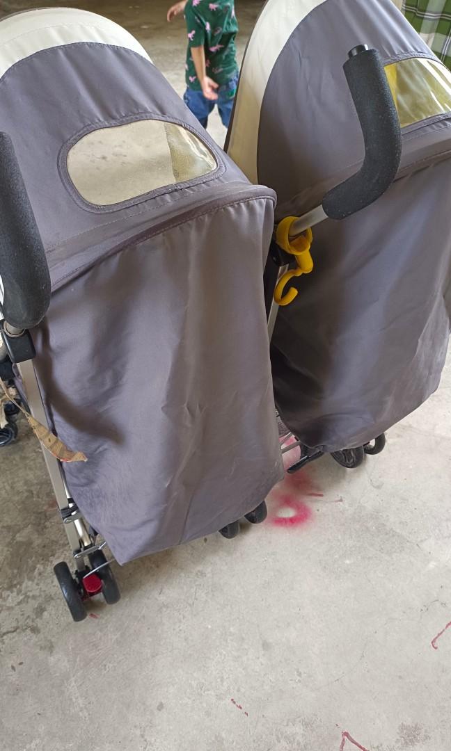 Twin stroller cheap mothercare