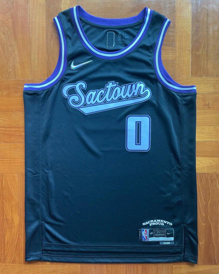 Tyrese Haliburton Sacramento Kings Nike City NBA Swingman Jersey