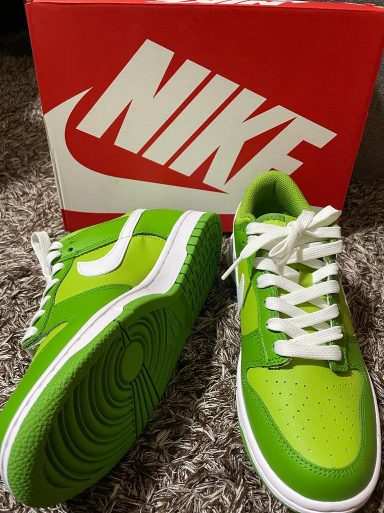 Nike Dunk Low Chlorophyll (Kermit), Men's Fashion, Footwear, Sneakers on  Carousell