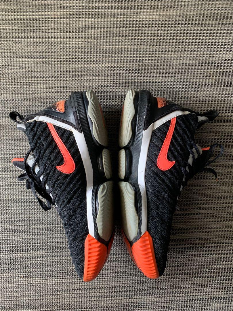 Nike Lebron 16 Tech Hot Lava Men s Fashion Footwear Sneakers on