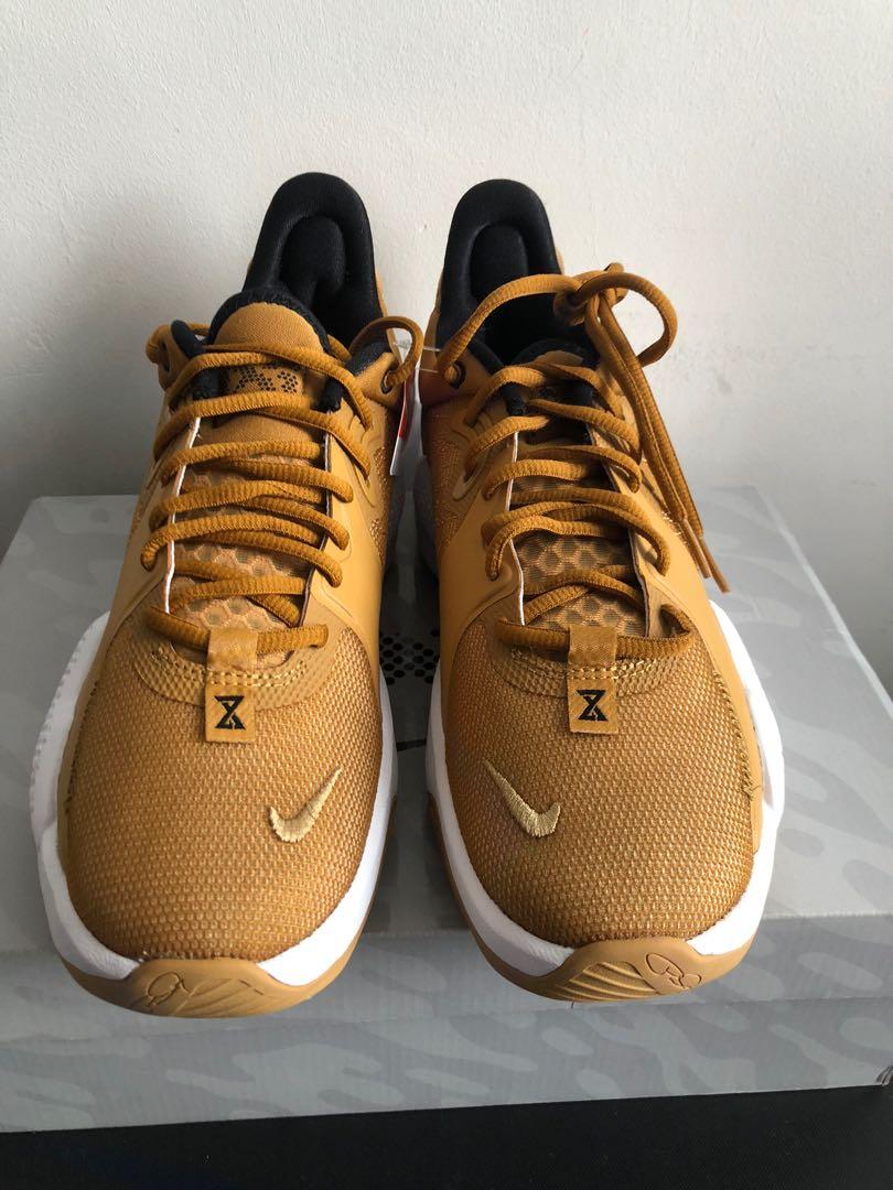 Paul george shoes mens gold hot sale