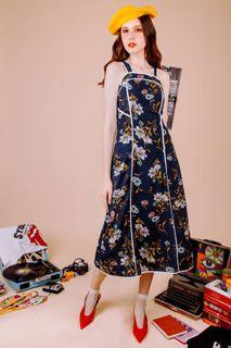 Ohvola Faye Panelled Floral Dress