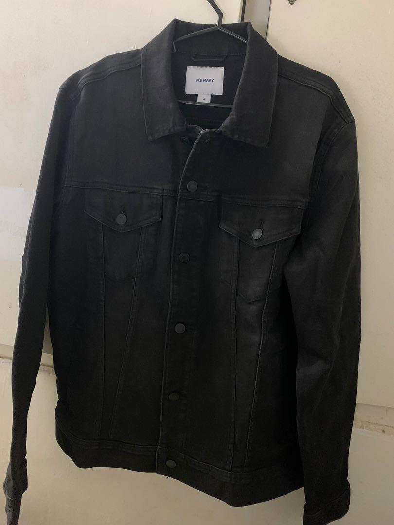 Old navy black jacket sales