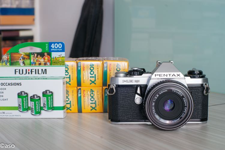 Pentax Me super smallest 35mm SLR of all times, Photography, Cameras on