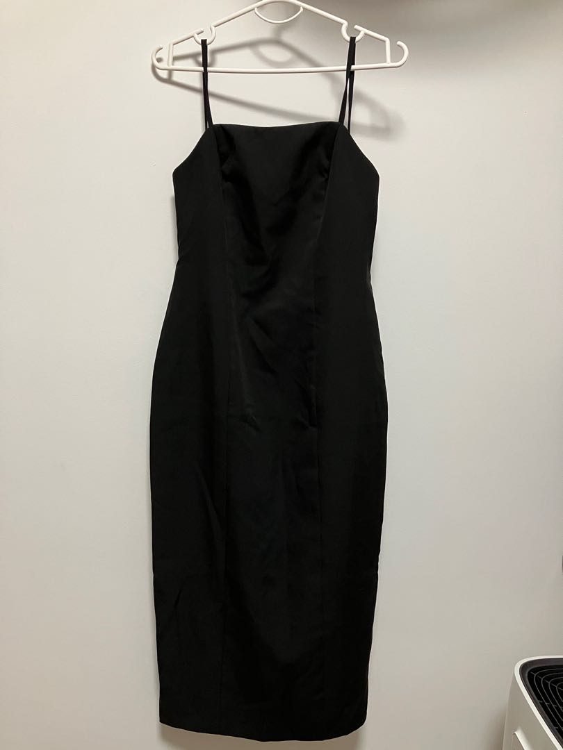 Pomelo black dress, Women's Fashion, Dresses & Sets, Dresses on Carousell