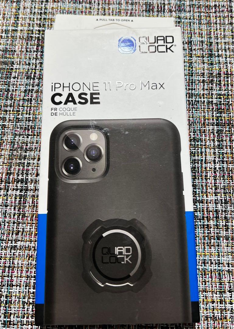 Quad lock for iphone 11 pro max (Category: Cases & Sleeves) located in Cainta. Submitted by doctrish (Listing ID 1156830834, Image 1). Description: For iphone 11 promax, slightly used. Best for those bikers or using motorcycles who wants to mount their cellphones. High impact resistance and very sturfy. .