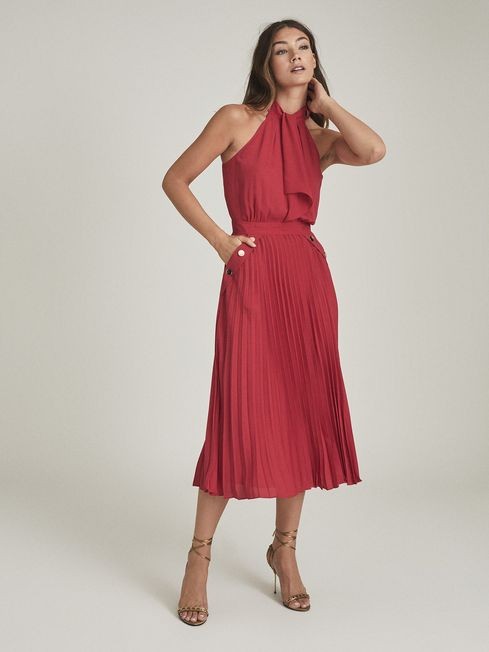 Reiss Nina Halterneck Dress Women s Fashion Dresses Sets