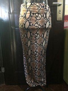 RVAMPED stretchy Maxi skirt or  Tube Dress for XS body frame