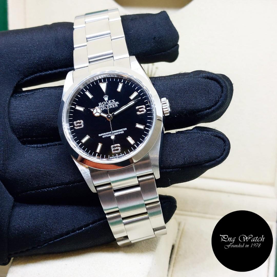 Rolex 36mm Discontinued Black Explorer 