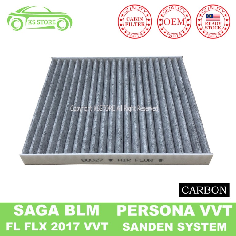 Saga BLM FL FLX BLM Persona VVT Iriz Active Carbon Cabin Air Filter