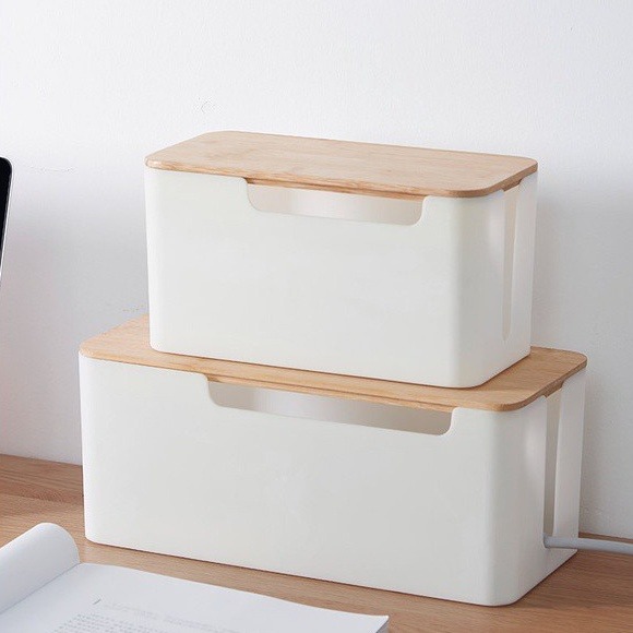 [SG Ready Stock] Patch Board Storage Box Cable Charger Socket Power ...