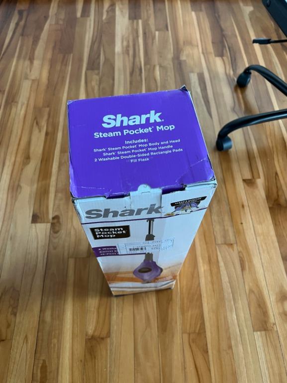 Shark S3501 Steam Pocket Mop Hard Floor Cleaner, Purple, TV & Home