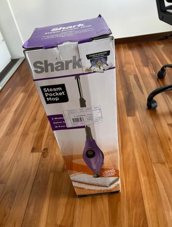 Shark S3501 Steam Pocket Mop Hard Floor Cleaner, Purple, TV & Home