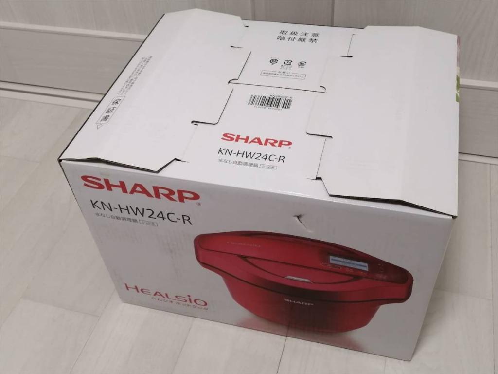 SHARP 夏普Helsio 熱煮無水鍋KN-HW24C-R, 家庭電器, 廚房電器, 鍋具