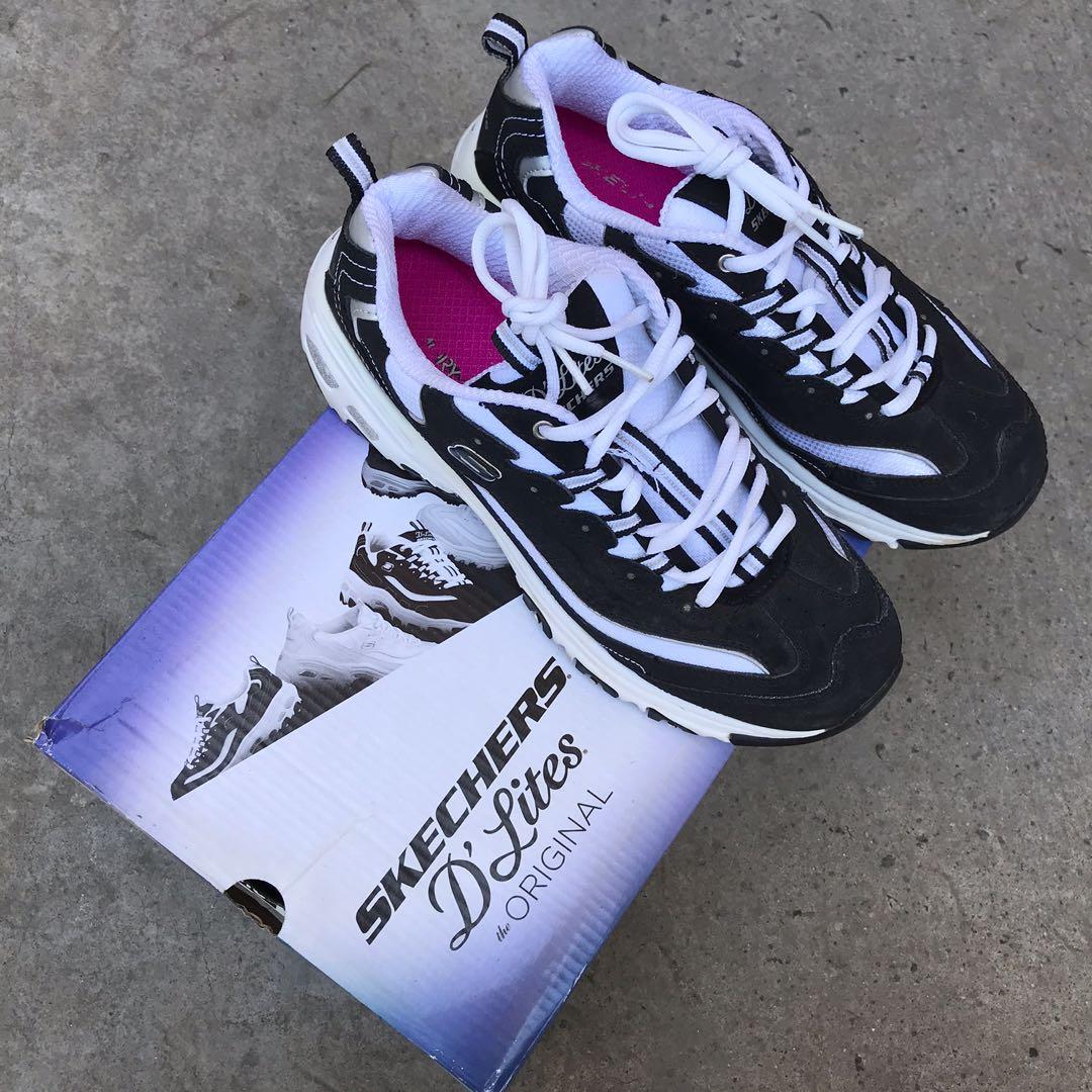 Skechers d'lites mens purple shop