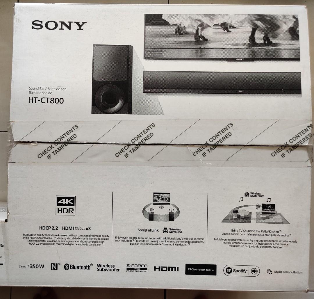 Sony HTCT800 2.1 Channel Soundbar, Audio, Soundbars, Speakers