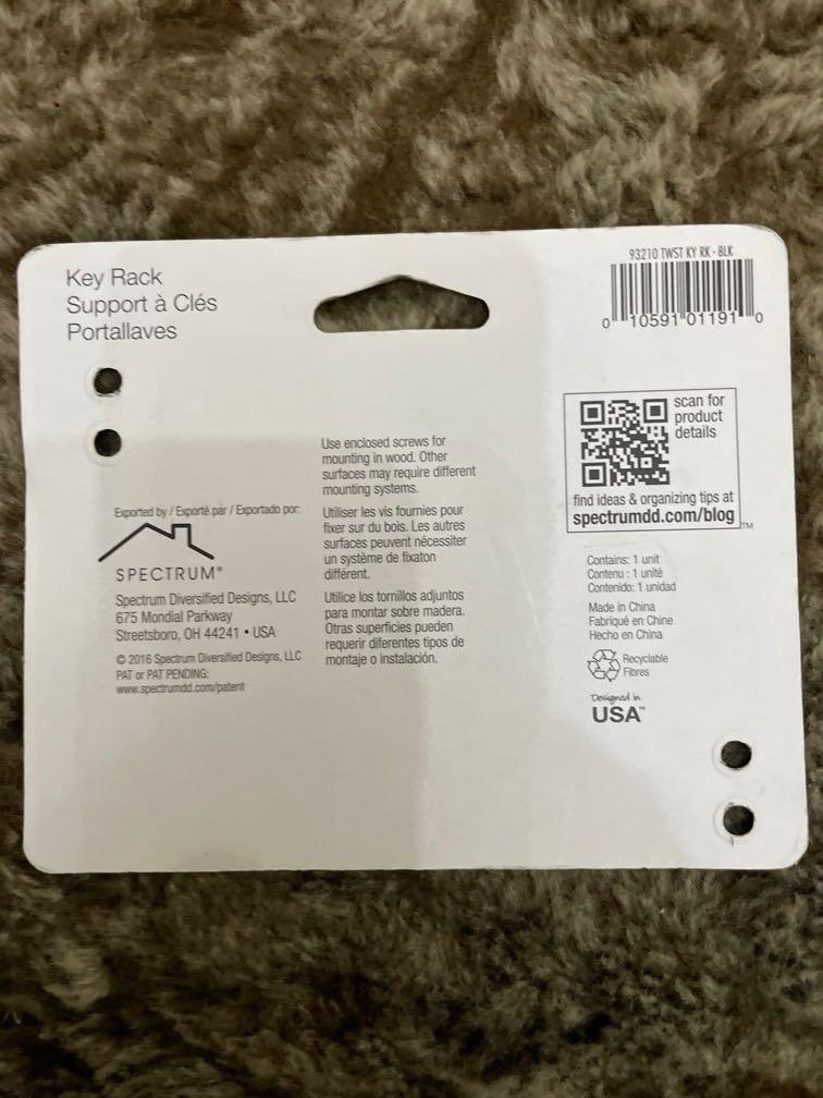 Spectrum Twist Key Rack