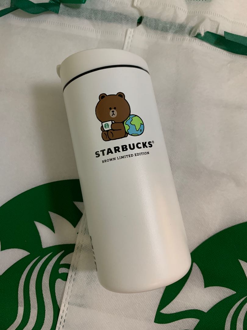Starbucks x LINE FRIENDS Limited Edition Tumbler, Furniture & Home