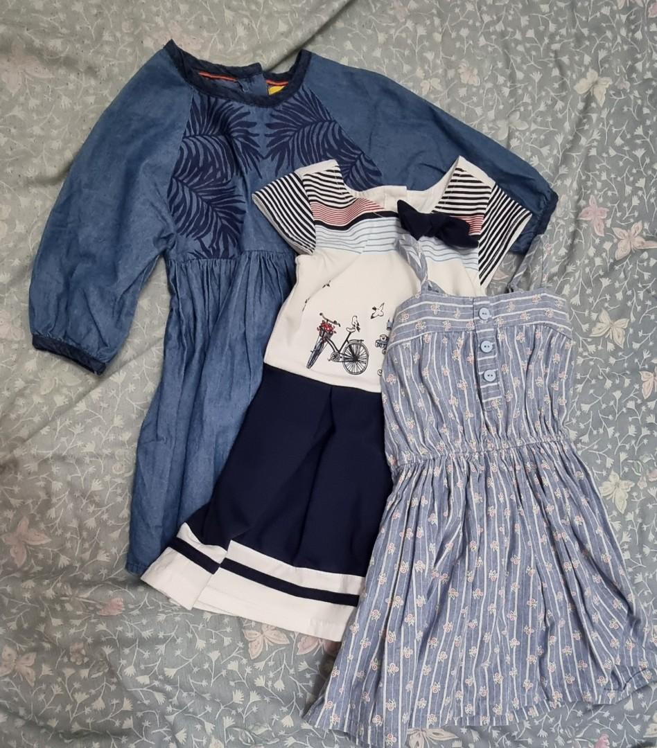 Lot 6 - Take all 3 pcs dresses (Category: Babies & Kids Fashion) located in Bacoor. Submitted by barbanzai (Listing ID 1156868769, Image 1). Description: 3 cute dresses for your little girly! zazu 2Y bambini S little miss 3T items are all used at least 1x so please manage expectations..
