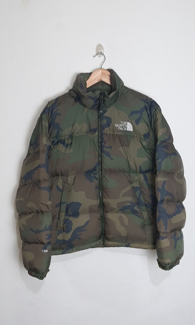 The North Face-Camo Puffer Jacket 700 