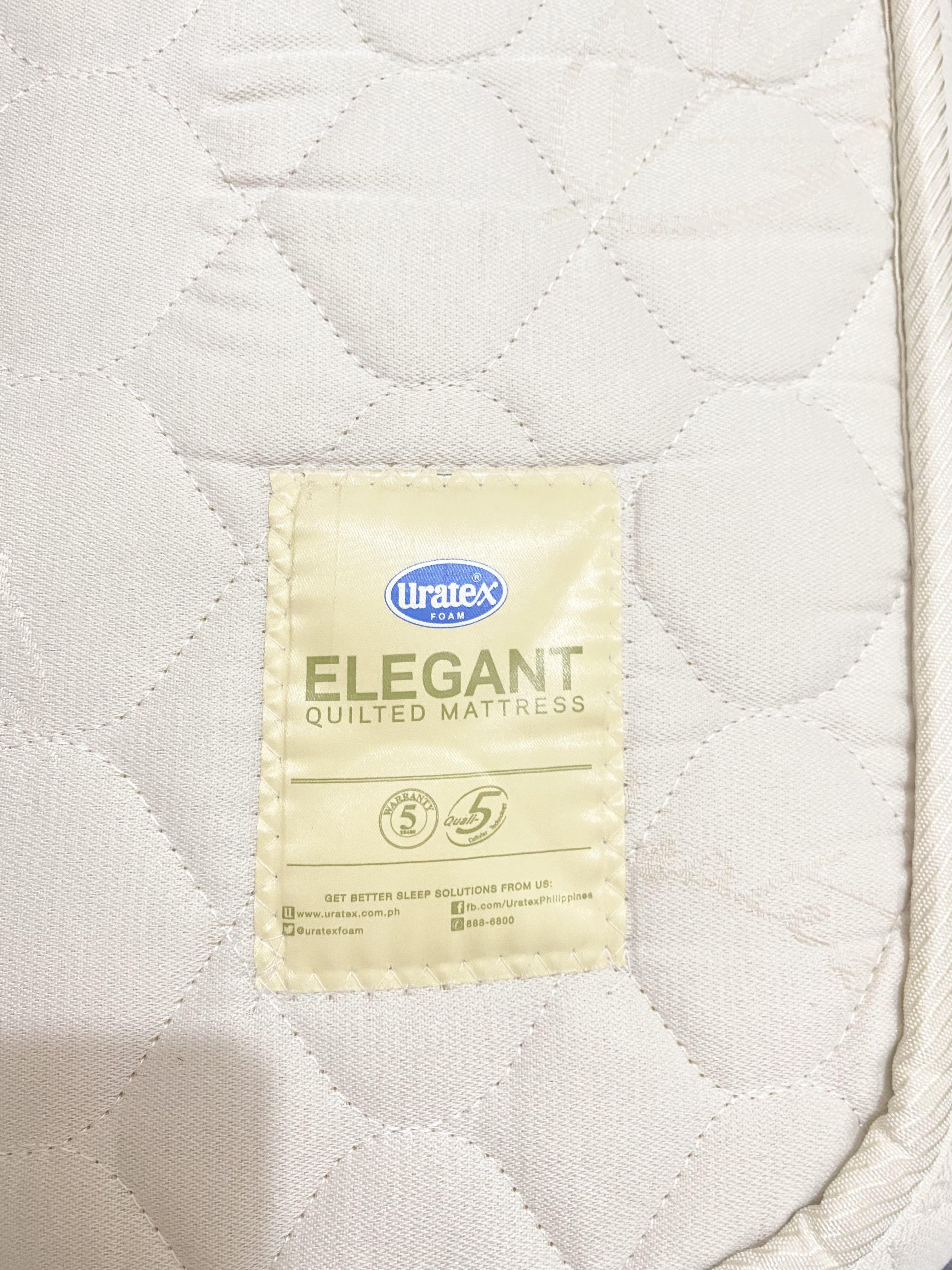 Uratex Elegant Quilted Mattress Original Queen Size, Furniture & Home