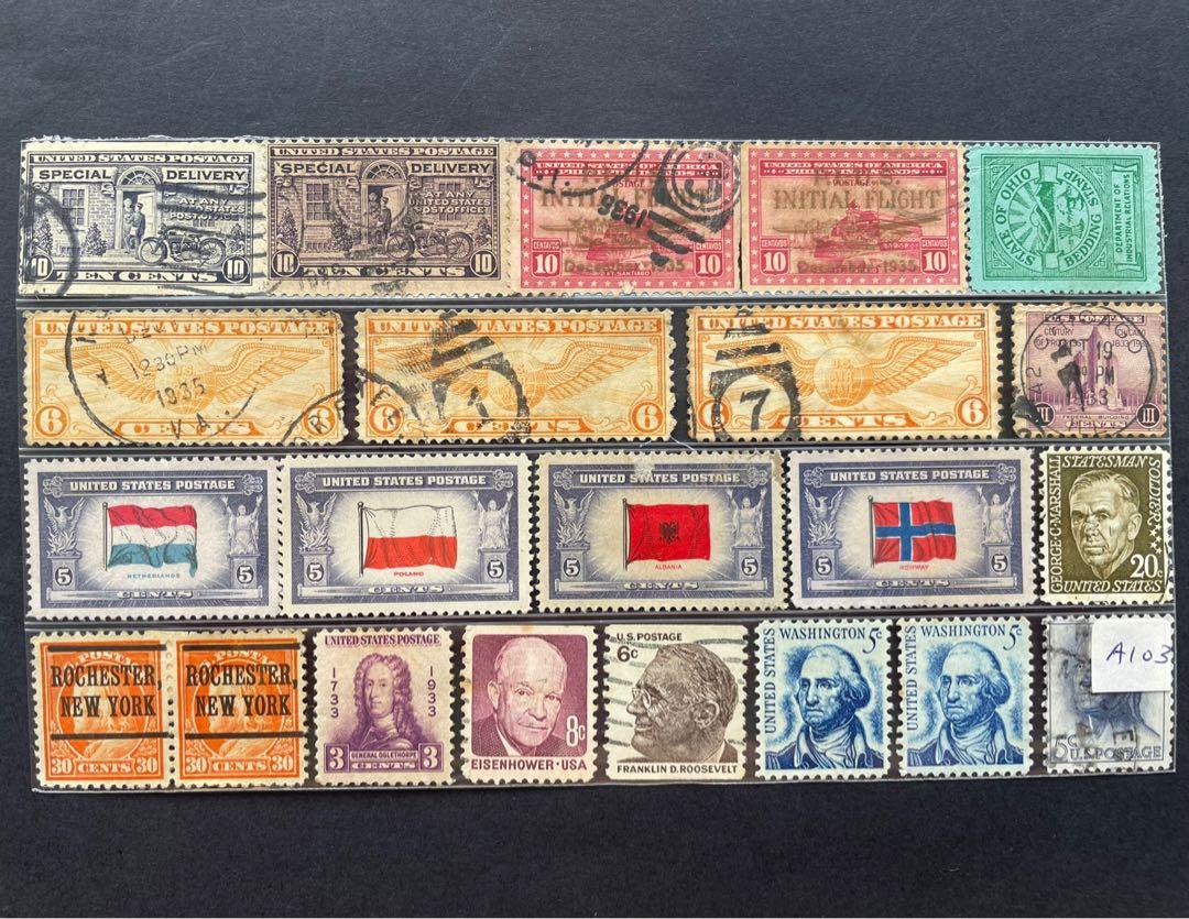 TEN 13c Ohio State Flag stamp | Vintage Unused US Postage Stamps | Midwest  wedding | Cincinnati | Farm wedding | Stamps for mailing